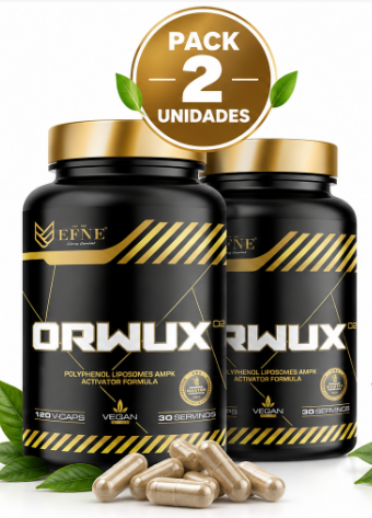 Pack 2 Orwux EFNE | Fórmula de 8 Extractos Vegetales | Vegano | 120 Cápsulas