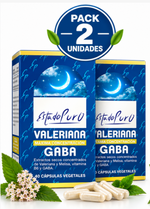 Pack 2 Valeriana GABA Tongil EstadoPuro | Valeripure™ + Melisa + Vitamina B6 | 40 Cápsulas