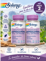 Pack 2 Ashwagandha Solaray | 60 VegCaps
