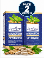Pack 2 Ashwagandha Optimizada EstadoPuro | Con Vitamina B6 | 30 Cápsulas