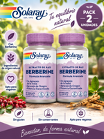 Pack 2 Berberina Solaray | 60 VegCaps