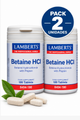 Pack 2 Betaína HCl con Pepsina Lamberts | 180 Comprimidos