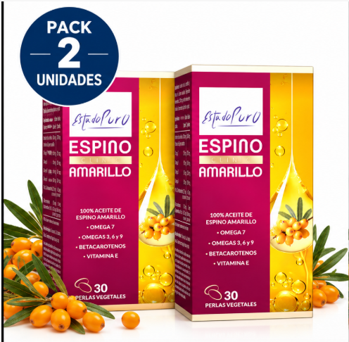 Pack 2 Espino Amarillo EstadoPuro | Aceite de Espino Amarillo en Perlas