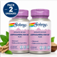 Pack 2 KSM-66 Plus Ashwagandha Solaray | Extracto Patentado + Shatavari + Fenogreco | Vegano | 60 Cápsulas