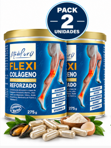 Pack 2 Flexi Colágeno Marino Reforzado EstadoPuro | 275 g