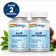 Pack 2 Nutrients Hair Solaray | Biotina, Zinc, Vitaminas del Grupo B y Extractos Vegetales | 120 Cápsulas