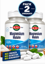 Pack 2 Magnesio Malato KAL | 200mg | 90 Comprimidos