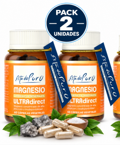 Pack 2 Magnesio ULTRAdirect EstadoPuro | Alta Absorción