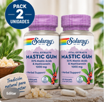Pack 2 Mastic Gum 500 mg Solaray | Extracto de Lentisco | 45 Cápsulas