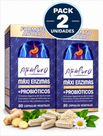 Pack 2 Maxi Enzimas + Probióticos EstadoPuro | 80 Cáps