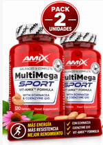 Pack 2 Multi Mega Sport Stack Amix | Multivitamínico Deporte