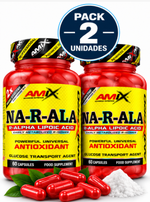 Pack 2 NA-R-ALA Amix | Ácido Alfa Lipoico | 60 Cáps