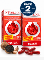 Pack 2 Nivelcol Tongil | Levadura Roja de Arroz y Fitosteroles | 120 Cápsulas