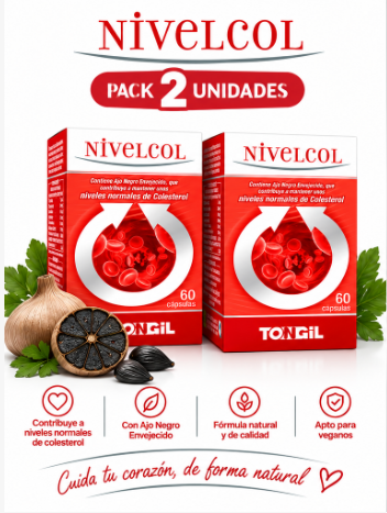 Pack 2 Nivelcol Tongil | Levadura Roja de Arroz y Fitosteroles | 60 Cápsulas
