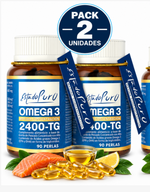 Pack 2 Omega 3 2400-TG EstadoPuro EPA+DHA | 90 Perlas