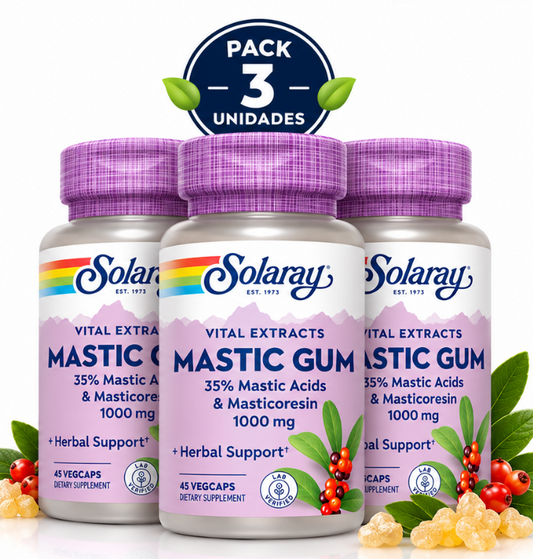Pack 3 Mastic Gum Solaray - Natureprim