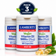 Pack 3 Vitamina D3 Vegana 1000 UI (25µg) Lamberts | Origen Vegetal | Vegana | 90 Cápsulas