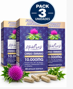 Pack 3 Cardo Mariano 10.000 mg EstadoPuro | Extracto 25:1 al 80% en Silimarina | 80 Cápsulas