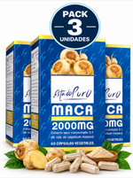 Pack 3 Maca Andina 2000 mg EstadoPuro | Extracto Concentrado 5:1