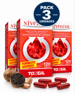 Pack 3 Nivelcol Tongil | Levadura Roja de Arroz y Fitosteroles | 120 Cápsulas
