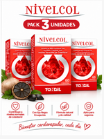 Pack 3 Nivelcol Tongil | Levadura Roja de Arroz y Fitosteroles | 60 Cápsulas