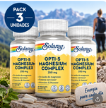 Pack 3 Complex Magnesium Opti-5 Solaray | 5 Fuentes de Magnesio | 60 Cápsulas