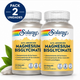 Pack 2 Big Bisglycinate Magnesio Solaray | 262,5mg (70% VRN) con BioPerine® | Vegano | 240 Cápsulas