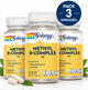 Pack 3 Methyl B-Complex 50 Solaray | Vitaminas B en Formas Coenzimadas | Vegano | 60 Cápsulas