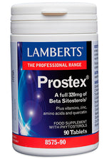 Pack 2 Prostex® Lamberts | 320 mg Beta-Sitosteroles con Vitaminas, Zinc, Aminoácidos y Quercetina | 90 Comprimidos