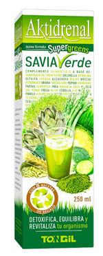 Savia Verde Tongil Aktidrenal | Algas y Extractos Vegetales Concentrados | 250ml