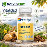 Pack 2 Sex Up Solaray | Catuaba, Maca, Tribulus y Muira Puama | 60 Cápsulas