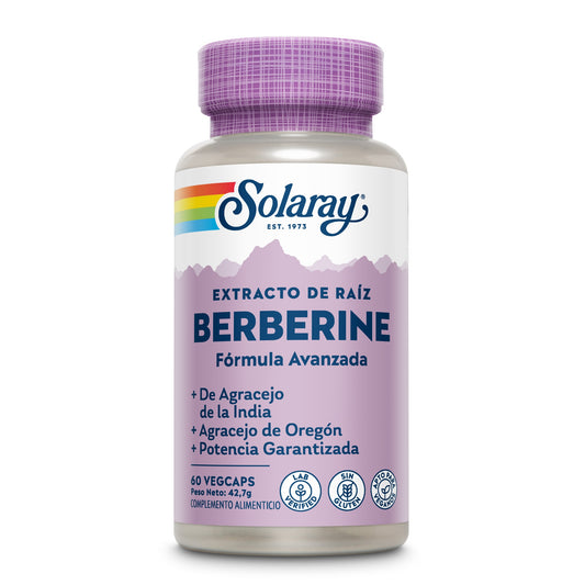 Berberina Solaray extracto vegetal 60 VegCaps - suplemento España