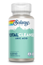 Total Cleanse Uric Acid Solaray | Cerezo, Quercetina, Bromelina, Cúrcuma y Apio | Vegano | 60 Cápsulas
