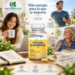 B-Complex 75 A/R Solaray | Liberación Retardada en 2 Fases | Vegano | 100 Cápsulas