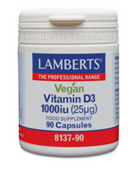 Vitamina D3 Vegana 1000 UI Lamberts - Natureprim