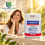 Vitamina D3 Vegana 1000 UI Lamberts - imagen 3